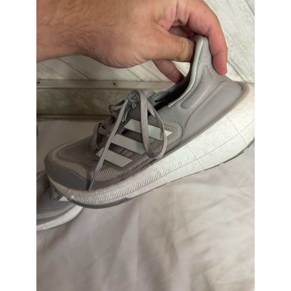 Adidas Ultraboost Light Lightweight Cushioned Gray Men's Lace Up Running Shoes 8 - Picture 8 of 12